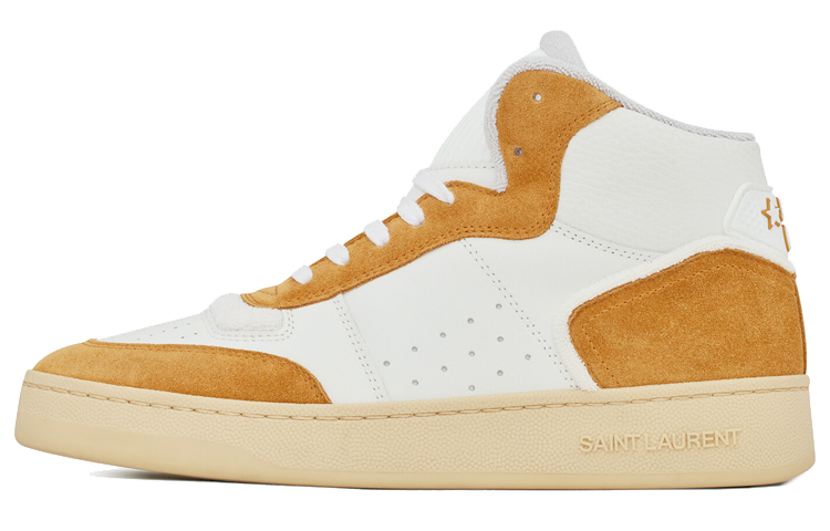 (Women) Saint Laurent SL/80 Mid 'White Brown' 757358AAB3E9071