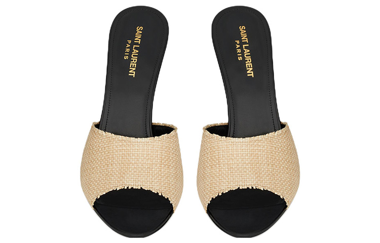Lookbook (Women) Saint Laurent Slide Sandal 'Beige' 687675AAAJW2631