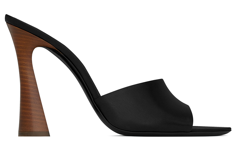 Order (Women) Saint Laurent Slide Sandal 'Black' 731579AAAKZ1000