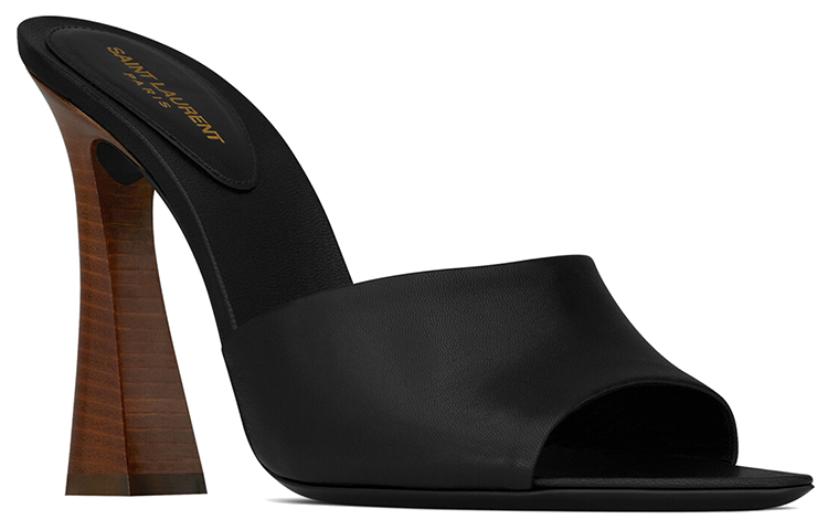 Lookbook (Women) Saint Laurent Slide Sandal 'Black' 731579AAAKZ1000