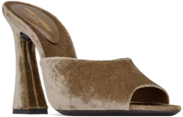 (W) Saint Laurent Slide Sandale ''Braun'' 766825AABS31537 Shop (W) Saint Laurent Slide Sandale ''Braun'' 766825AABS31537