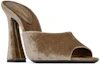 Shop (W) Saint Laurent Slide Sandale ''Braun'' 766825AABS31537