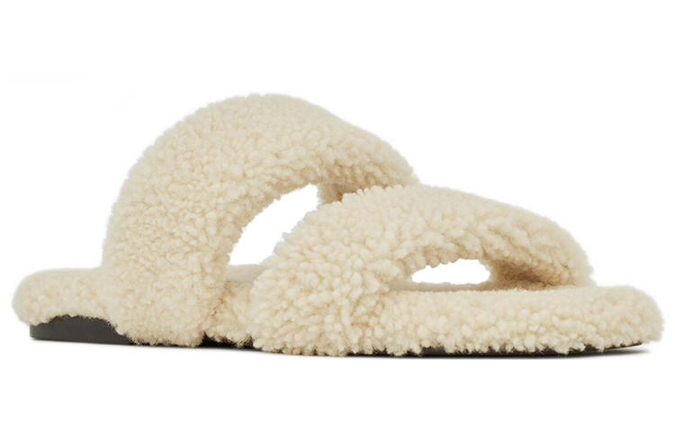 Order (W) Sandalias Deslizantes Saint Laurent ''Blancas'' 711280AAAUC2634