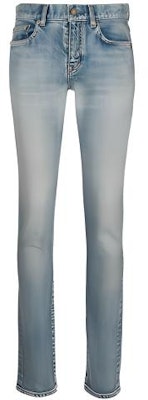 (Women) SAINT LAURENT Slim Fit Solid Blue Denim Jeans 578939YC5074503 Buy (Women) SAINT LAURENT Slim Fit Solid Blue Denim Jeans 578939YC5074503