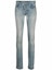 Order (Women) SAINT LAURENT Slim Fit Solid Blue Denim Jeans 578939YC5074503
