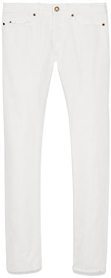 (W) SAINT LAURENT 白色修身牛仔褲 配拉鍊側口袋 597052YR8889001 Order (W) SAINT LAURENT 白色修身牛仔褲 配拉鍊側口袋 597052YR8889001