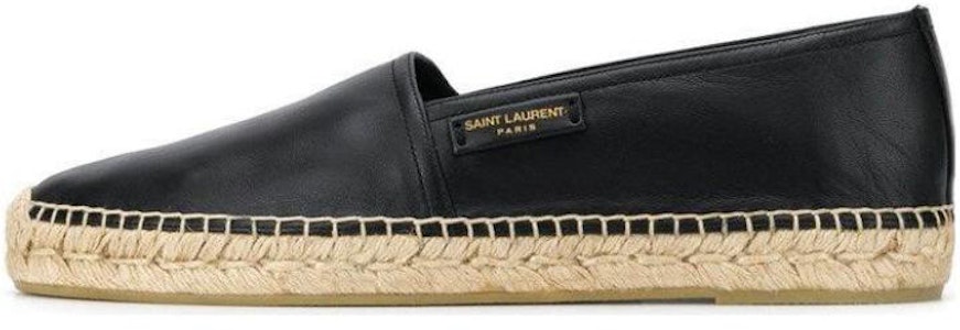 (W) Saint Laurent Alpargatas Slip-On 'Cuero Negro' 5574790RR401000 Buy (W) Saint Laurent Alpargatas Slip-On 'Cuero Negro' 5574790RR401000