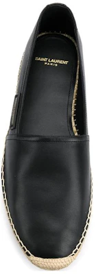 (W) Saint Laurent Slip-On Espadrilles ''Schwarzes Leder'' 5574790RR401000 Lookbook (W) Saint Laurent Slip-On Espadrilles ''Schwarzes Leder'' 5574790RR401000