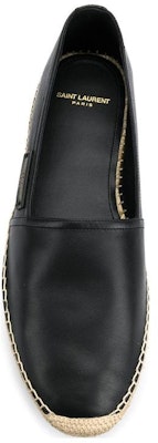 (Women) Saint Laurent Slip-On Espadrilles 'Black Leather' 5574790RR401000 Lookbook (Women) Saint Laurent Slip-On Espadrilles 'Black Leather' 5574790RR401000