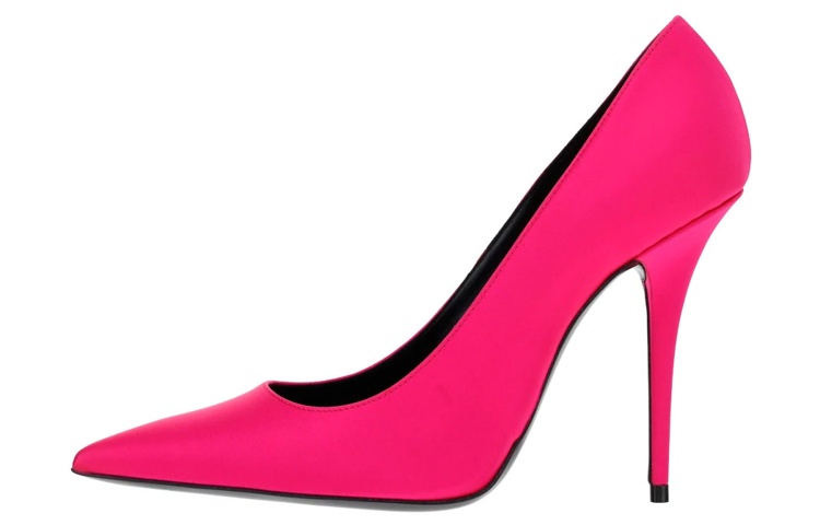 (Women) Saint Laurent Slip-On High Heels 'Purple Red' 7112641UU005606