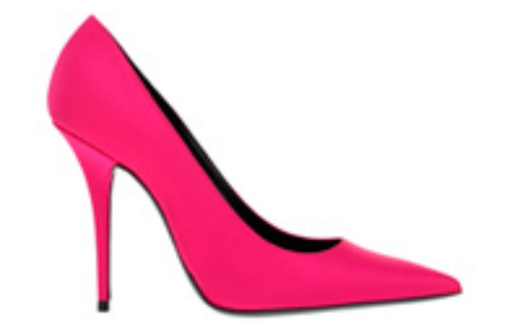 (W) Saint Laurent Slip-On High Heels 'Purple Red' 圖 2