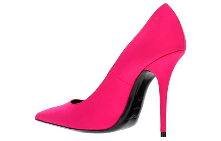 (W) Saint Laurent Slip-On High Heels 'Purple Red' 圖 4