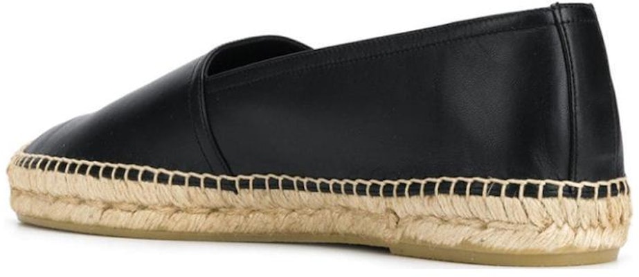 (W) Saint Laurent Alpargatas Slip-On 'Cuero Negro' 5574790RR401000 Shop (W) Saint Laurent Alpargatas Slip-On 'Cuero Negro' 5574790RR401000