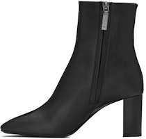 (Women) Saint Laurent Smooth Leather Block Heel Ankle Boots 'Black' 5293500RRVV1000 (Women) Saint Laurent Smooth Leather Block Heel Ankle Boots 'Black' 5293500RRVV1000