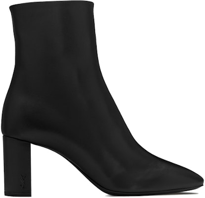 (Women) Saint Laurent Smooth Leather Block Heel Ankle Boots 'Black' 5293500RRVV1000 Order (Women) Saint Laurent Smooth Leather Block Heel Ankle Boots 'Black' 5293500RRVV1000