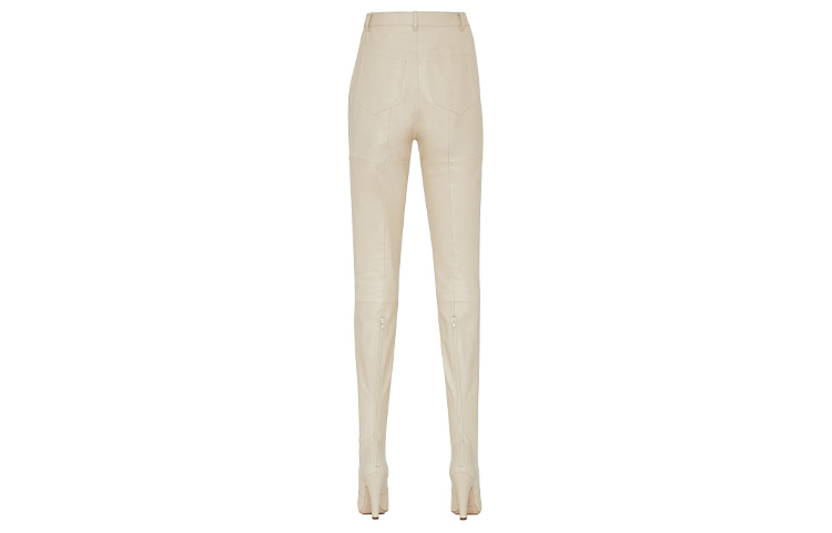 Lookbook (W) 생 로랑 화이트 가죽 하이탑 부츠 (Saeng Loreng hwaiteu gaju haitopeu butseu) 6675961Y8001543
