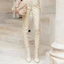 Shop (W) 생 로랑 화이트 가죽 하이탑 부츠 (Saeng Loreng hwaiteu gaju haitopeu butseu) 6675961Y8001543
