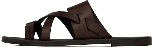 (Women) Saint Laurent Smooth Leather Sandals 'Brown' 671898DWE006023 (Women) Saint Laurent Smooth Leather Sandals 'Brown' 671898DWE006023