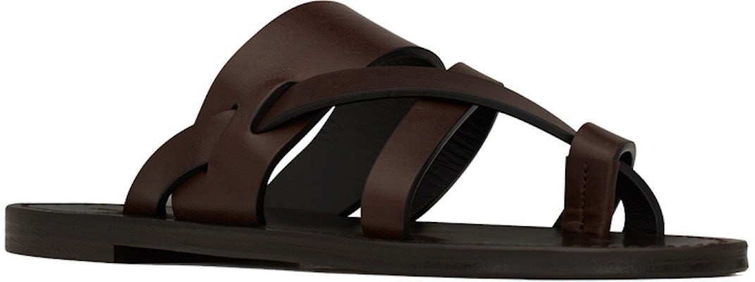 (Women) Saint Laurent Smooth Leather Sandals 'Brown' 671898DWE006023 Lookbook (Women) Saint Laurent Smooth Leather Sandals 'Brown' 671898DWE006023