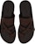 (W) Saint Laurent Sandal Kulit Licin 'Coklat' 671898DWE006023