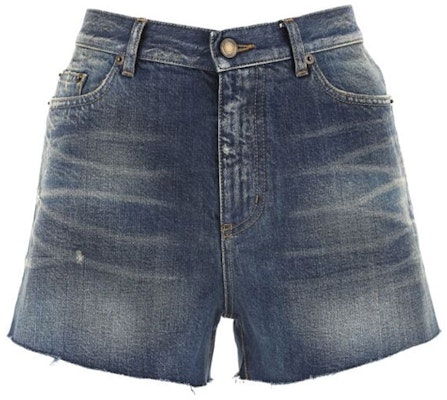 (W) SAINT LAURENT Seluar Pendek Denim Biru 597005YF9704406 Buy (W) SAINT LAURENT Seluar Pendek Denim Biru 597005YF9704406