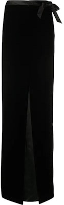 (Women) SAINT LAURENT Solid Velvet A-Line Casual Maxi Skirt 627256Y525R1000 Buy (Women) SAINT LAURENT Solid Velvet A-Line Casual Maxi Skirt 627256Y525R1000