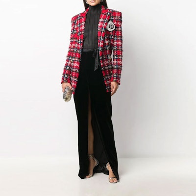 (Women) SAINT LAURENT Solid Velvet A-Line Casual Maxi Skirt 627256Y525R1000 Shop (Women) SAINT LAURENT Solid Velvet A-Line Casual Maxi Skirt 627256Y525R1000