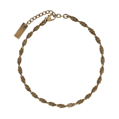 (Women) Saint Laurent Spiral Chain Bracelet Gold for Women 682698Y15008025