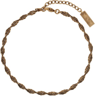 (W) 聖羅蘭女款金色螺旋鏈手鍊 682698Y15008025 Lookbook (W) 聖羅蘭女款金色螺旋鏈手鍊 682698Y15008025