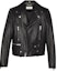 Buy (Women) SAINT LAURENT SS21 Black Leather Biker Jacket with Triple Pockets 481862Y5YA21000