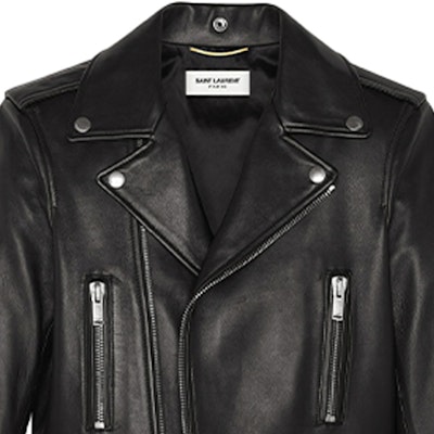 (Women) SAINT LAURENT SS21 Black Leather Biker Jacket with Triple Pockets 481862Y5YA21000 Sizing (Women) SAINT LAURENT SS21 Black Leather Biker Jacket with Triple Pockets 481862Y5YA21000