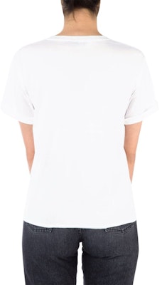 (W) 圣罗兰 SS21 白色短袖Logo棉质女款T恤 460876YB2DQ9000 Purchase (W) 圣罗兰 SS21 白色短袖Logo棉质女款T恤 460876YB2DQ9000