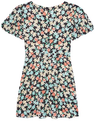 (W) Vestido de Manga Corta Multicolor Negro Saint Laurent SS21 Mujer 647954Y5C611052 Lookbook (W) Vestido de Manga Corta Multicolor Negro Saint Laurent SS21 Mujer 647954Y5C611052