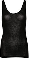 (Women) SAINT LAURENT SS21 Ribbed Fitted Tank Top Black 504959YB2OZ1000 (Women) SAINT LAURENT SS21 Ribbed Fitted Tank Top Black 504959YB2OZ1000