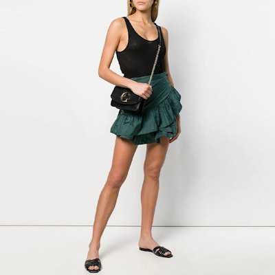 (W) 圣罗兰 SS21 黑色紧身罗纹背心 504959YB2OZ1000 Purchase (W) 圣罗兰 SS21 黑色紧身罗纹背心 504959YB2OZ1000