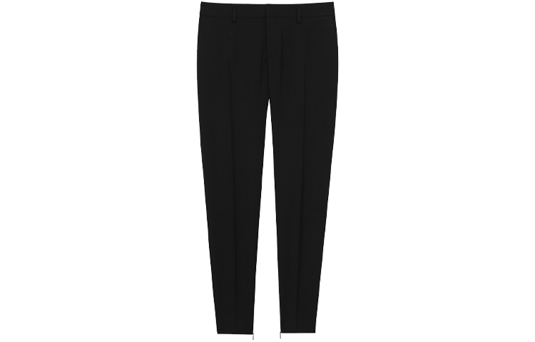 Order (Women) SAINT LAURENT SS21 Slim-Fit Gabardine Trousers Black 531499Y404W1000