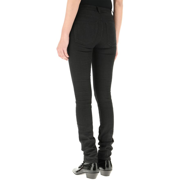 Purchase (Women) Saint Laurent SS21 Slim-Fit Stretch Jeans Black. 527379YO5001080