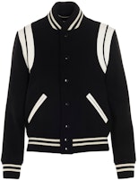 (Women) SAINT LAURENT SS22 Teddy Bomber Jacket Black 376283Y180W1900 (Women) SAINT LAURENT SS22 Teddy Bomber Jacket Black 376283Y180W1900