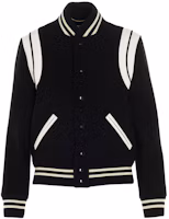 Order (W) SAINT LAURENT SS22 Teddy 飛行夾克 黑色 376283Y180W1900