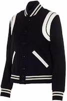 Shop (W) SAINT LAURENT SS22 Teddy 飛行夾克 黑色 376283Y180W1900