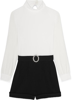 (W) SAINT LAURENT SS22 Mono Blanco Mujer Manga Larga Sin Espalda 691289Y012W9601 Buy (W) SAINT LAURENT SS22 Mono Blanco Mujer Manga Larga Sin Espalda 691289Y012W9601