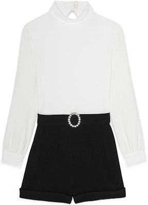 (W) SAINT LAURENT SS22 Mono Blanco Mujer Manga Larga Sin Espalda 691289Y012W9601 Order (W) SAINT LAURENT SS22 Mono Blanco Mujer Manga Larga Sin Espalda 691289Y012W9601