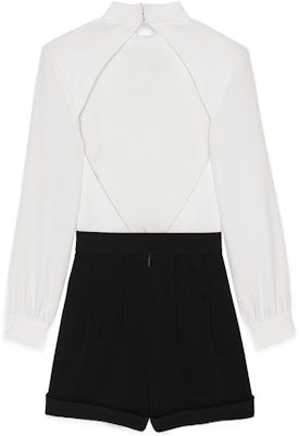 (W) SAINT LAURENT SS22 Mono Blanco Mujer Manga Larga Sin Espalda 691289Y012W9601 Lookbook (W) SAINT LAURENT SS22 Mono Blanco Mujer Manga Larga Sin Espalda 691289Y012W9601