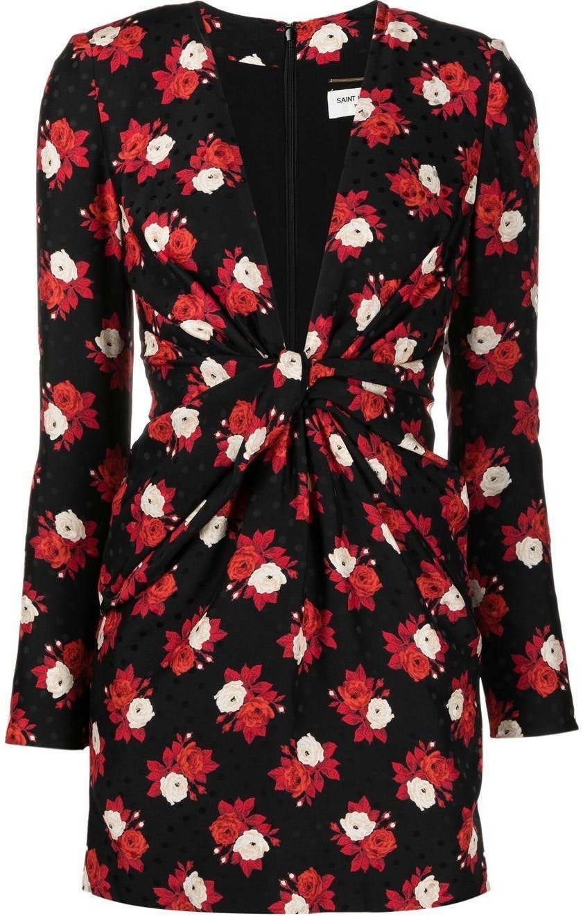women-saint-laurent-ss-22-floral-print-v-neck-long-sleeve-mini-dress-women-black-red-701248-y6-e711376