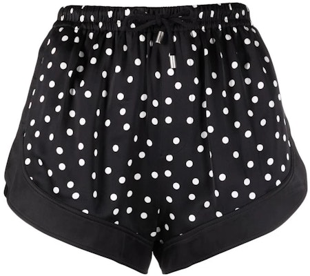 (W) SAINT LAURENT SS22 Seluar Pendek Kasual Polka Dot Pinggang Tinggi Hitam 688162Y3E101095 Buy (W) SAINT LAURENT SS22 Seluar Pendek Kasual Polka Dot Pinggang Tinggi Hitam 688162Y3E101095