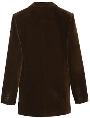 (W) SAINT LAURENT SS22 麂皮經典口袋長袖西裝外套 632834Y615W2037 Lookbook (W) SAINT LAURENT SS22 麂皮經典口袋長袖西裝外套 632834Y615W2037