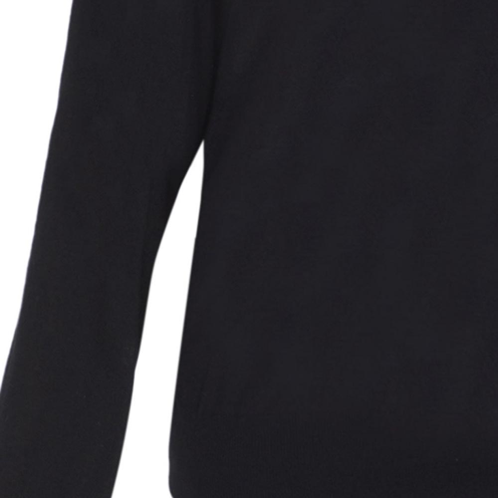 Sizing (Women) SAINT LAURENT SS23  Black High-Neck Long-Sleeve Sweater. 755010Y76GM1000