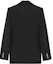 Lookbook (W) SAINT LAURENT SS23 Blazer Negro de Bolsillo con Botón Único. 728768Y512W1000