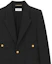 Details for (W) SAINT LAURENT SS23 Blazer Negro de Bolsillo con Botón Único. 728768Y512W1000