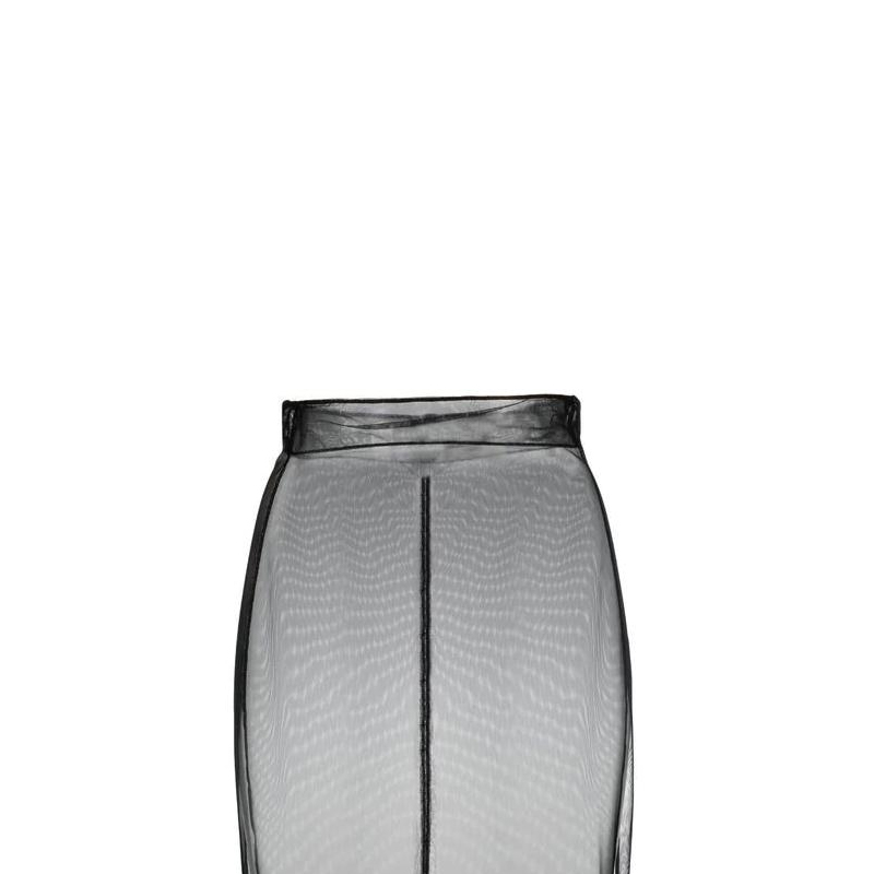 Purchase (W) SAINT LAURENT SS23 Skirt Hitam Pinggang Tinggi Slim Sheer Gaya Duyung. 717931Y257L1000